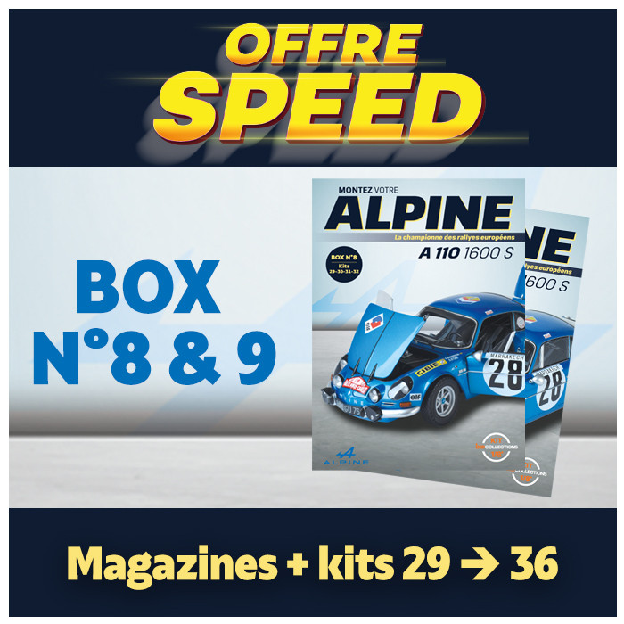 OFFRE SPEED  Alpine A110  Box 8 & 9