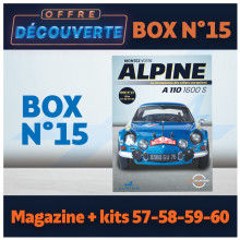 OFFRE DECOUVERTE  Alpine A110  Box 15 - ixo collections