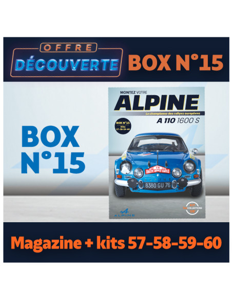 OFFRE DECOUVERTE  Alpine A110  Box 15 - ixo collections