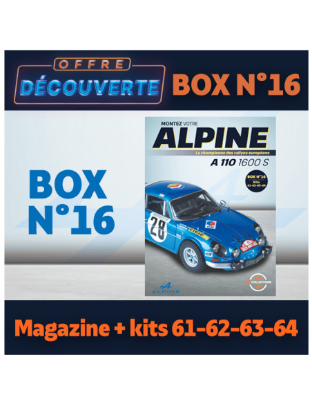 OFFRE DECOUVERTE  Alpine A110  Box 16 - ixo collections