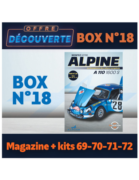 OFFRE DECOUVERTE  Alpine A110  Box 18 - Ixo Collections