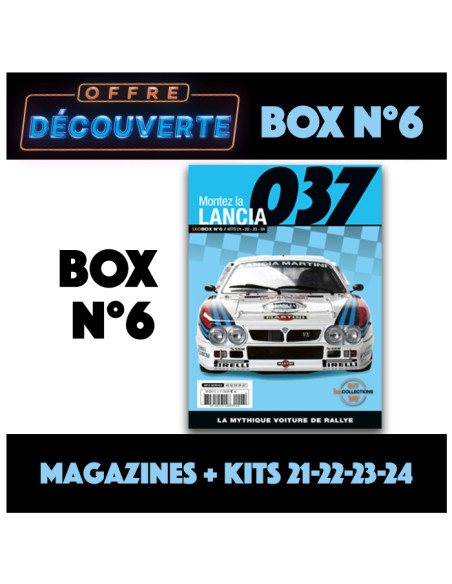 OFFRE DECOUVERTE - Lancia 037 BOX 6 - ixo collections