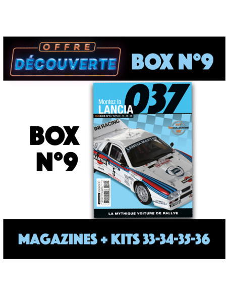 OFFRE DECOUVERTE - Lancia 037 BOX 9 - IXO COLLECTIONS