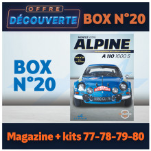 OFFRE DECOUVERTE  Alpine A110  Box 20 - IXO COLLECTIONS