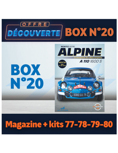 OFFRE DECOUVERTE  Alpine A110  Box 20 - IXO COLLECTIONS