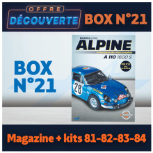 OFFRE DECOUVERTE  Alpine A110  Box 21 - IXO COLLECTIONS