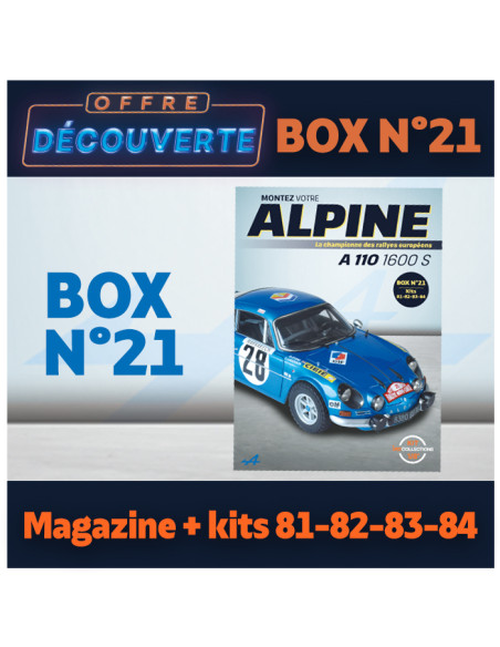 OFFRE DECOUVERTE  Alpine A110  Box 21 - IXO COLLECTIONS