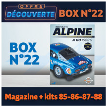 OFFRE DECOUVERTE  Alpine A110  Box 22 - IXO COLLECTIONS