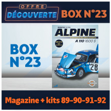 OFFRE DECOUVERTE  Alpine A110  Box 23 - IXO COLLECTIONS