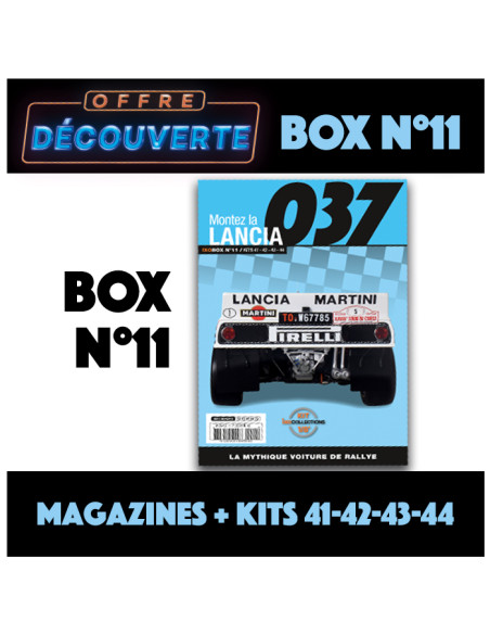 OFFRE DECOUVERTE - Lancia 037 BOX 11 Ixo collections