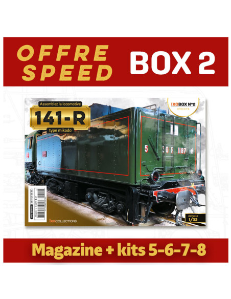 OFFRE SPEED Locomotive 141R - Box 2 & 3 - IXOCOLLECTIONS