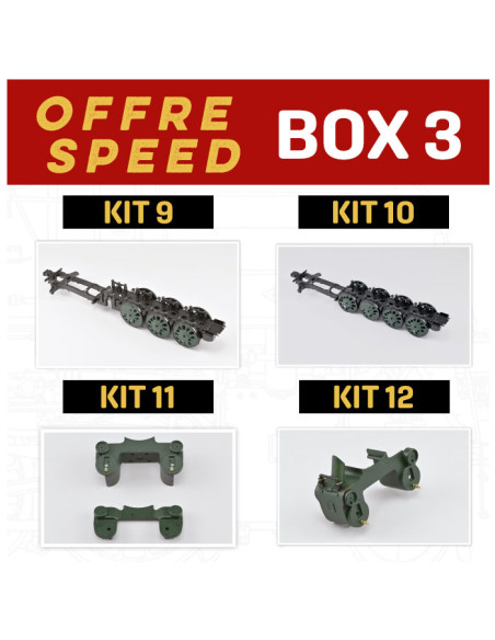 OFFRE SPEED Locomotive 141R - Box 2 & 3 - IXOCOLLECTIONS