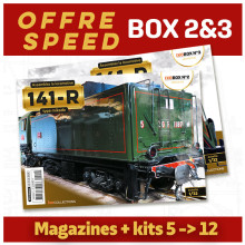 OFFRE SPEED Locomotive 141R - Box 2 & 3 - IXOCOLLECTIONS