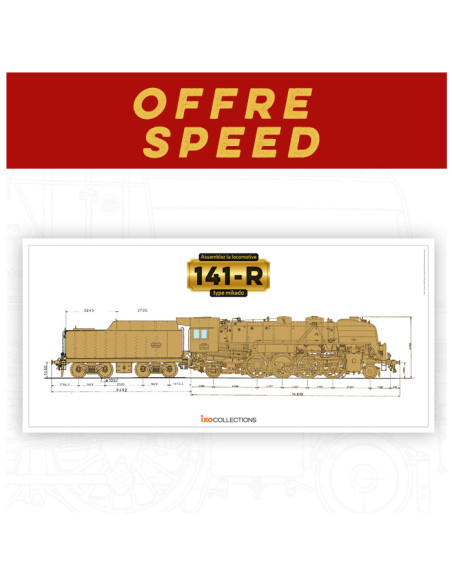 OFFRE SPEED Locomotive 141R - Box 4 & 5 - IXOCOLLECTIONS