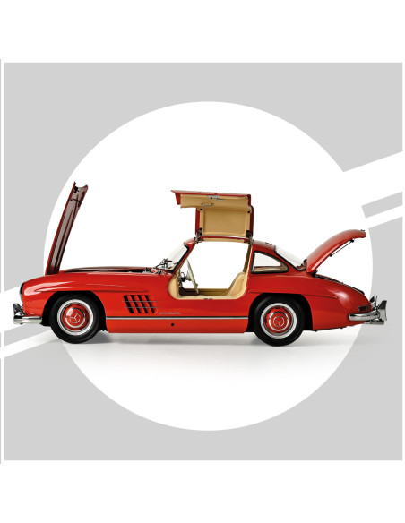 Full Kit Mercedes-Benz 300 SL - Rouge - IXOCOLLECTIONS