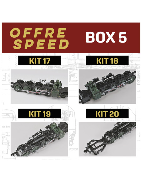 OFFRE SPEED Locomotive 141R - Box 4 & 5 - IXOCOLLECTIONS