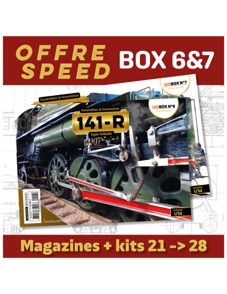 OFFRE SPEED Locomotive 141R - Box 6 & 7 - IXOCOLLECTIONS