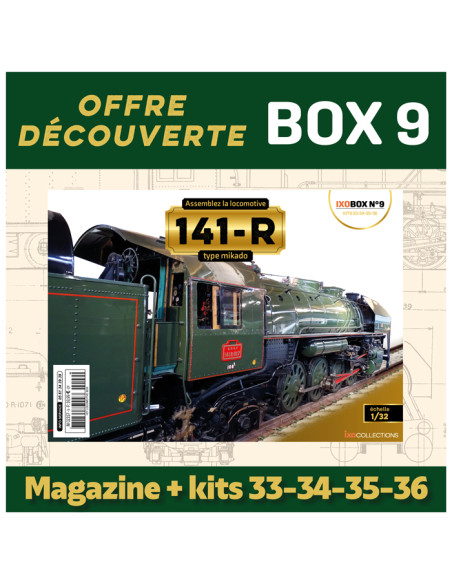 OFFRE DECOUVERTE Locomotive 141R - Box 9 - IXOCOLLECTIONS