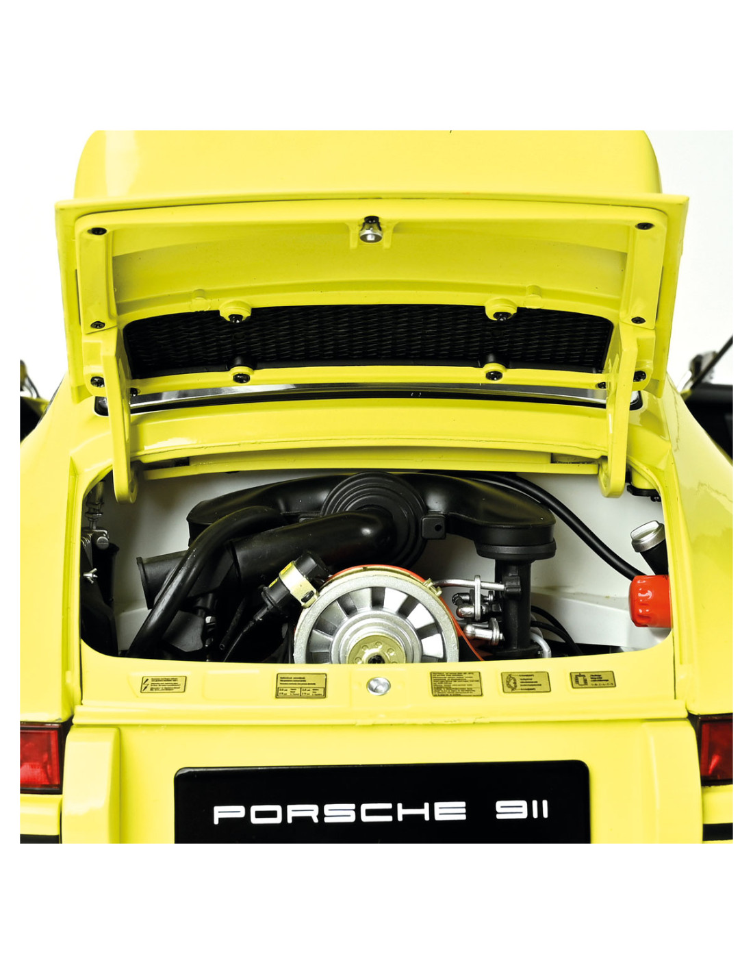 Porsche 911 Carrera Yellow 1/8 Scale – Premium Replica with Assembly ...