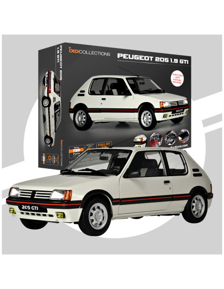 Peugeot 205 GTi 1.9 Blanche - Full Kit 1/8 IXOCOLLECTIONS