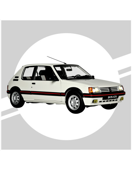 Peugeot 205 GTi 1.9 Blanche - Full Kit 1/8 IXOCOLLECTIONS