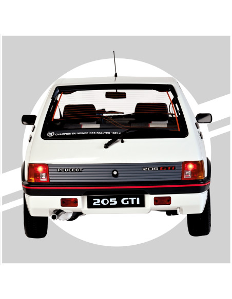 Peugeot 205 GTi 1.9 Blanche - Full Kit 1/8 IXOCOLLECTIONS