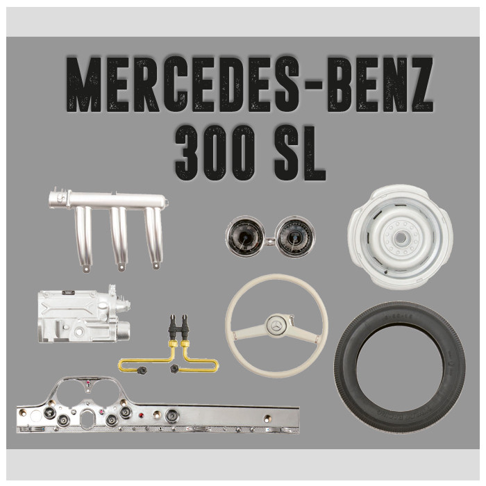 Mercedes 300 SL spare parts (gray)