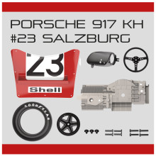 Porsche spare parts (red)