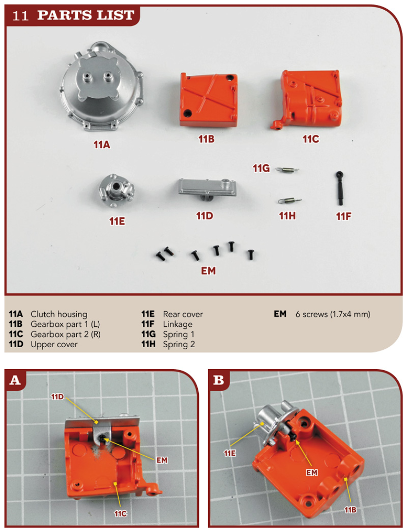 Part 11 (The pieces of #part 11 are in the pack 1.)