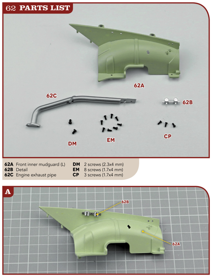 Part 62 (The pieces of #part 62 are in the pack 5.)