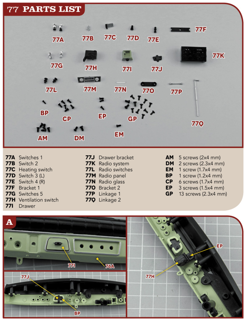 Part 77 (The pieces of #part 77 are in the pack 6.)