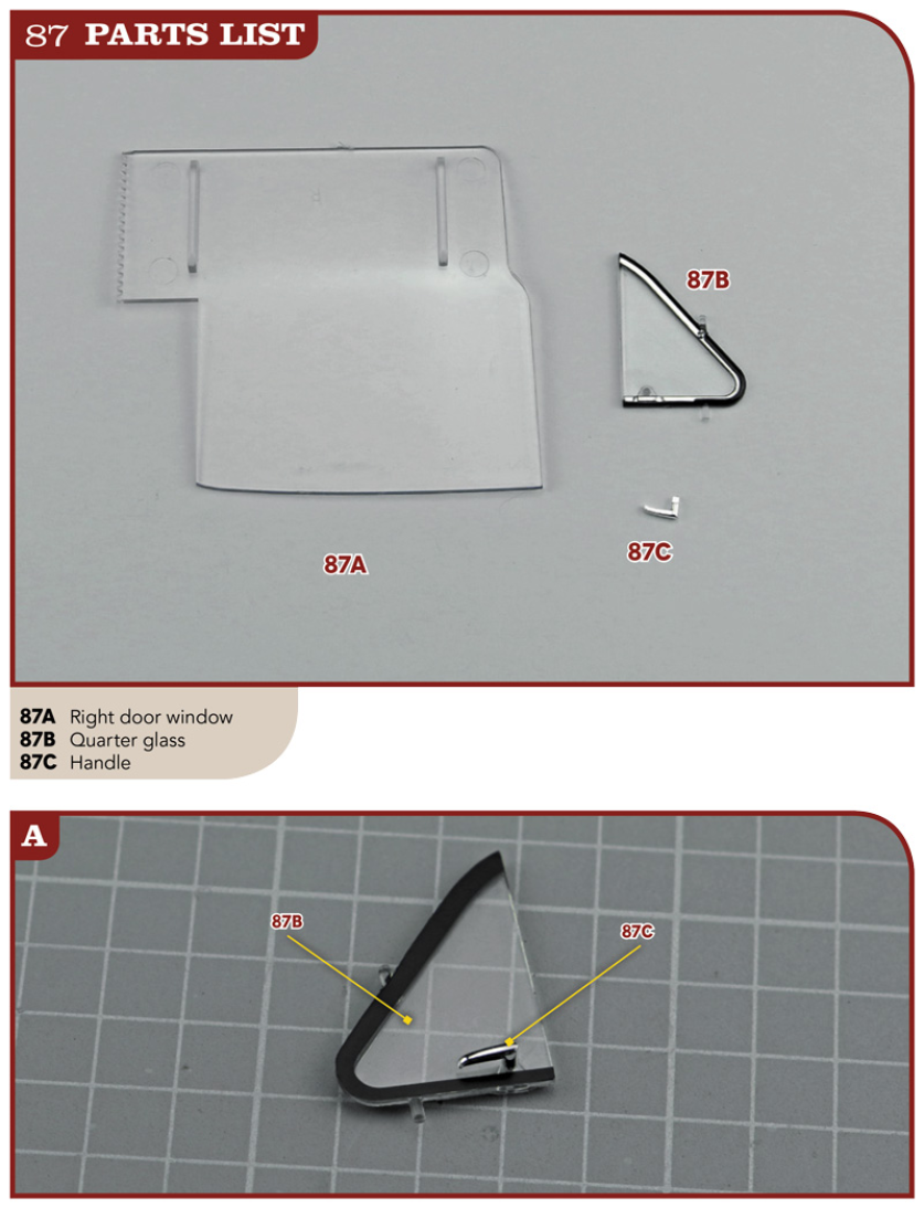 Part 87 (The pieces of #part 87 are in the pack 7.)