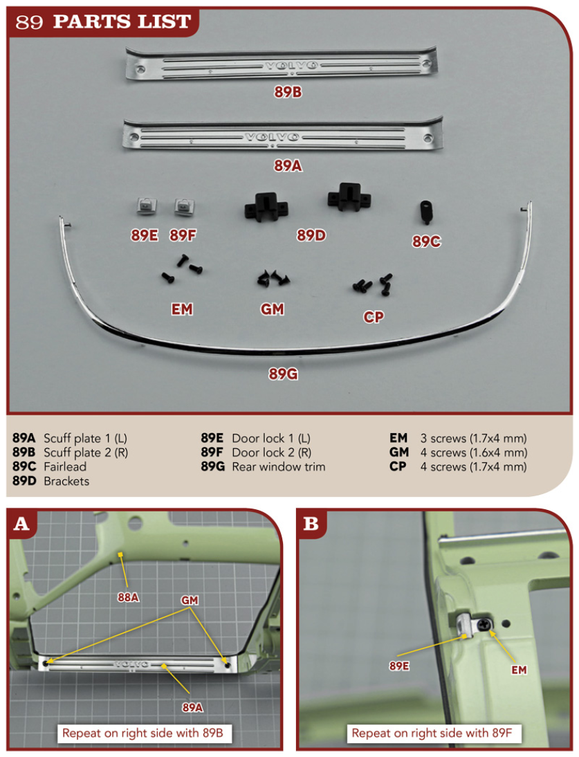 Part 89 (The pieces of #part 89 are in the pack 7.)