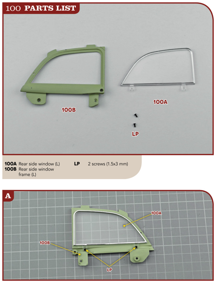 Part 100 (The pieces of #part 100 are in the pack 8.)