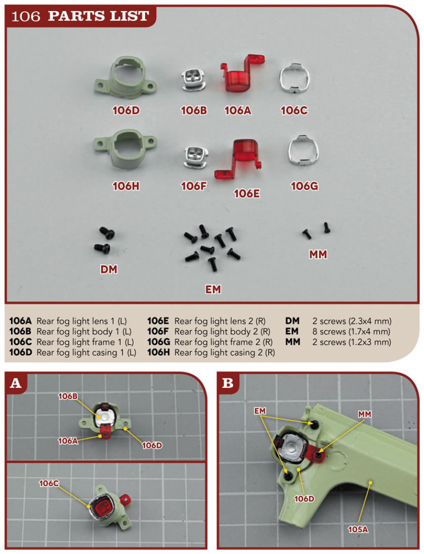 Part 106 (The pieces of #part 106 are in the pack 9.)