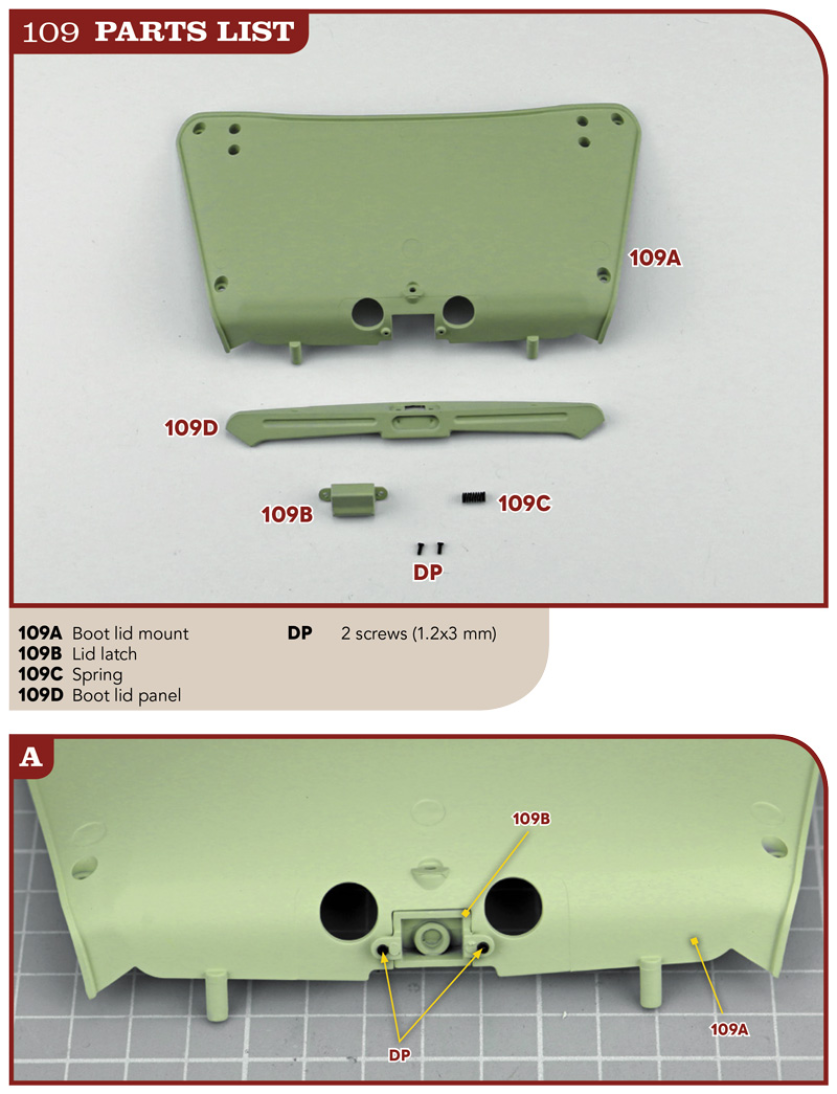 Part 109 (The pieces of #part 109 are in the pack 9.)