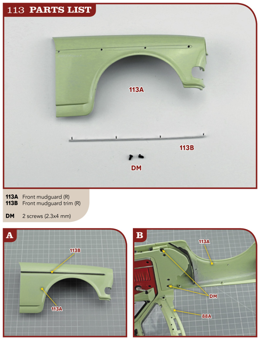 Part 113 (The pieces of #part 113 are in the pack 9.)