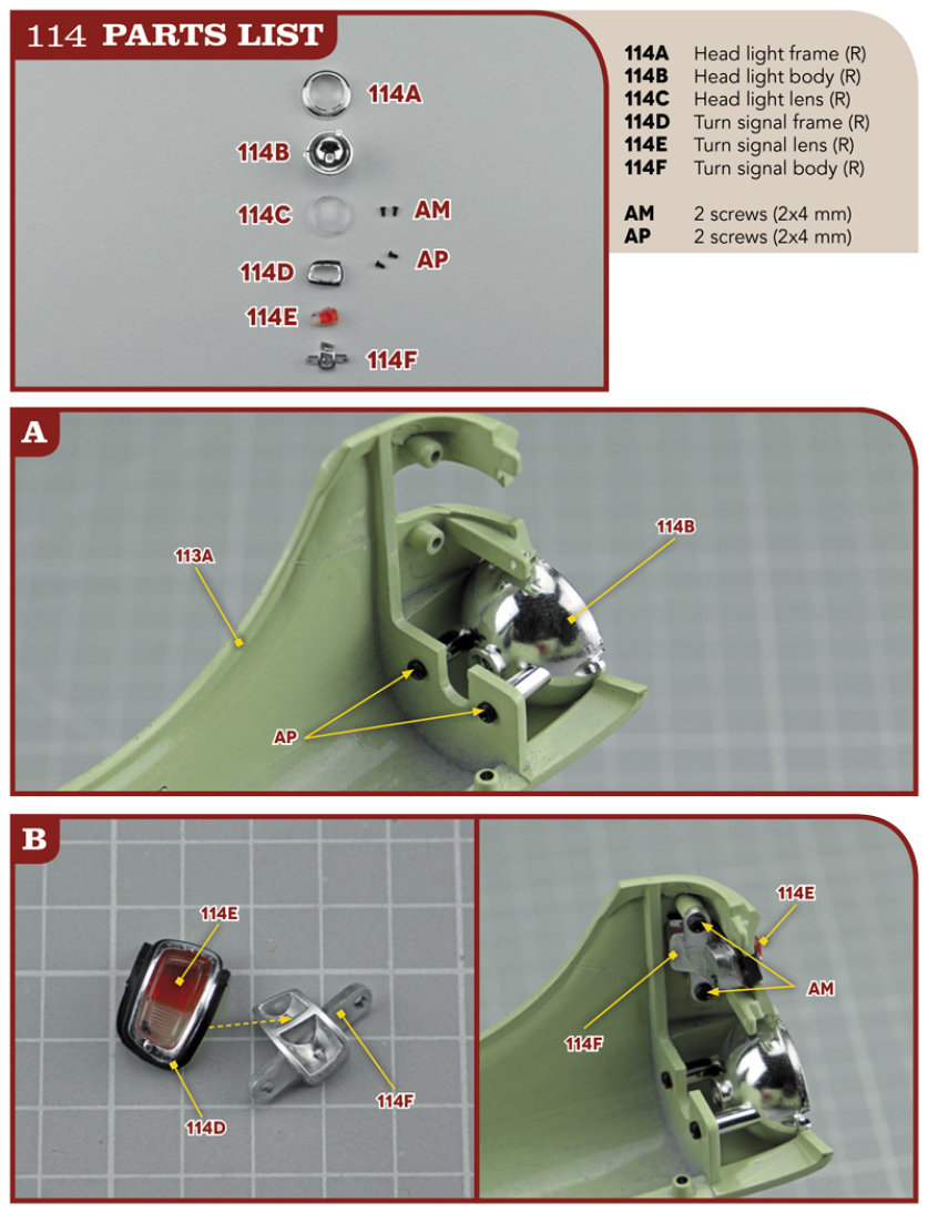 Part 114 (The pieces of #part 114 are in the pack 9.)