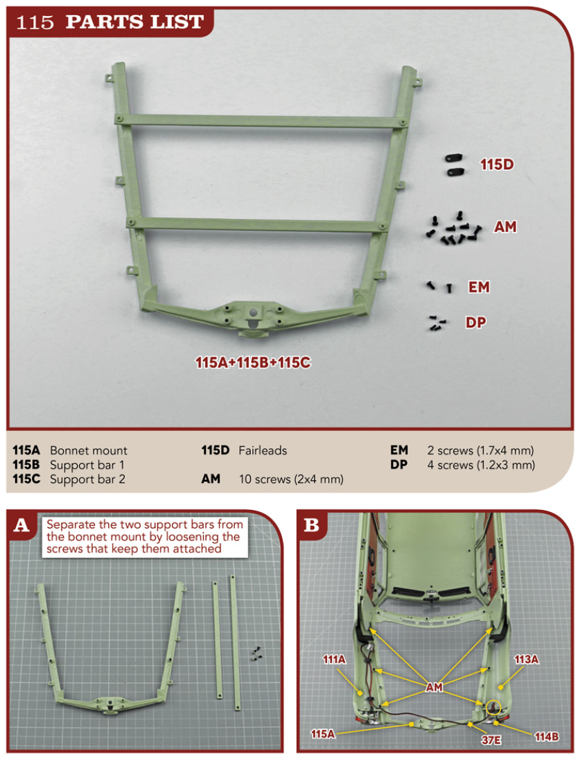 Part 115 (The pieces of #part 115 are in the pack 9.)