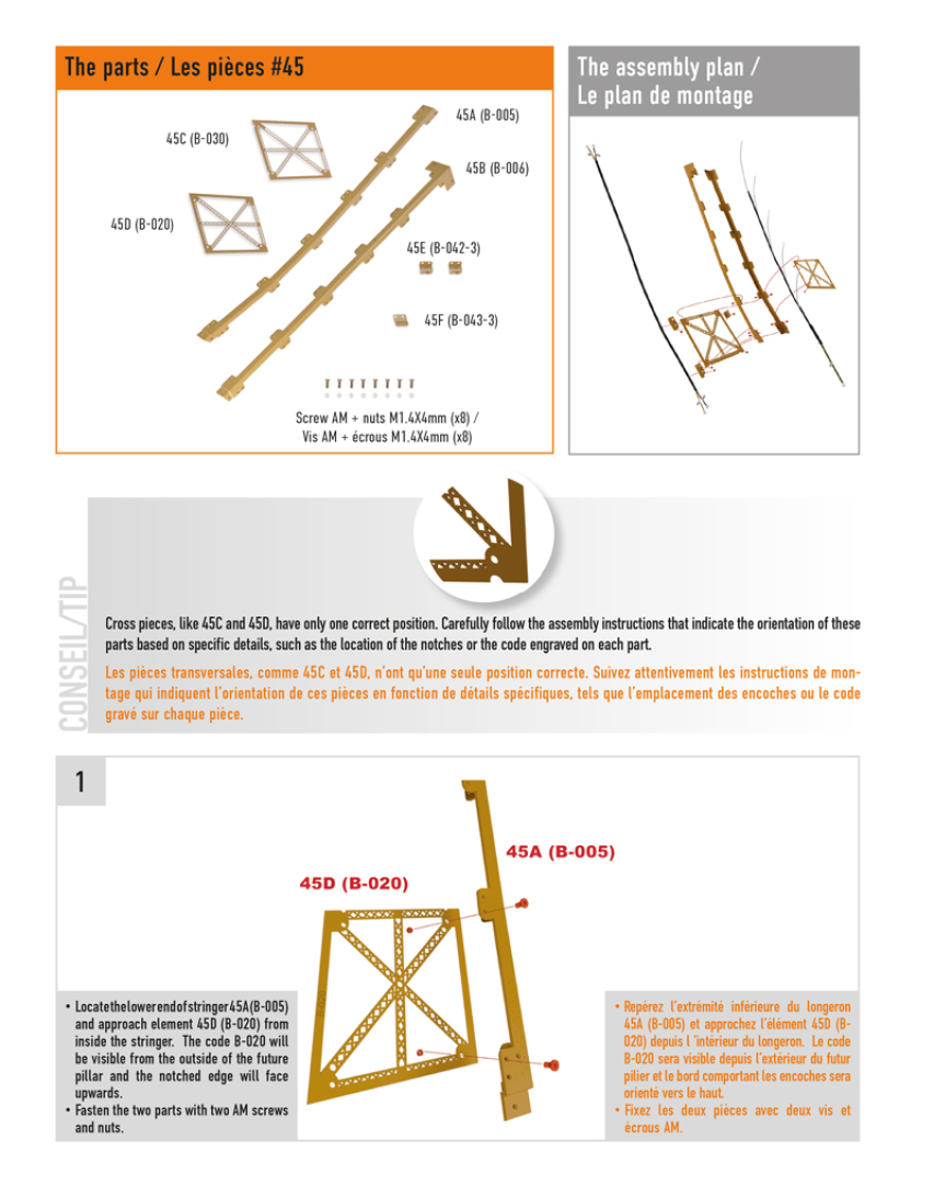 Part 45 (The pieces of #part 45 are in the pack 2.)