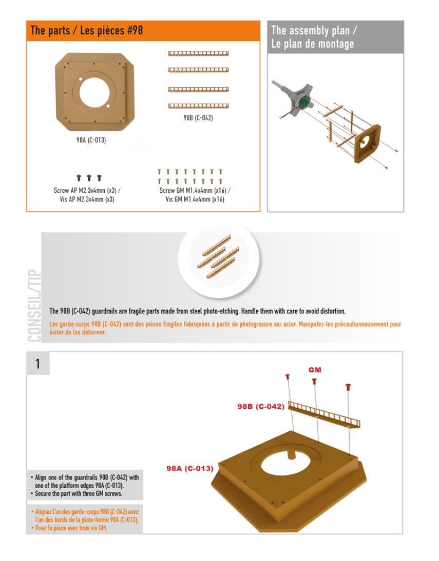 Part 98 (The pieces of #part 98 are in the pack 3.)