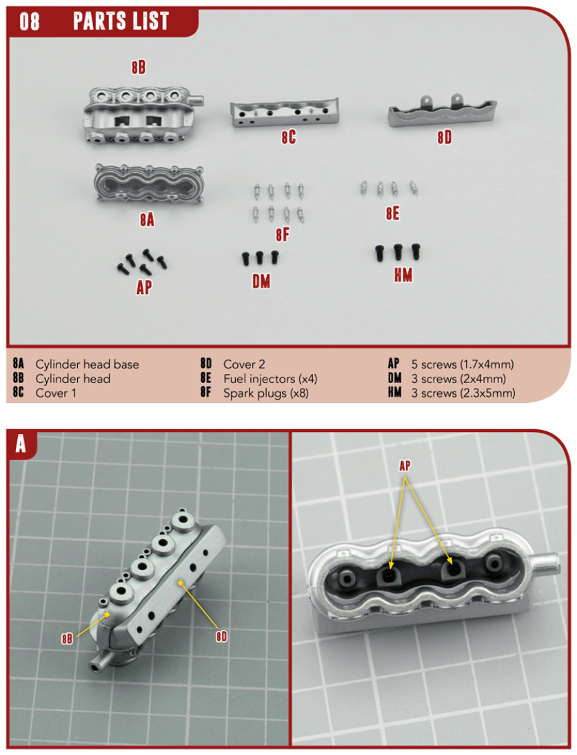 Part 8 (The pieces of #part 8 are in the pack 1.)