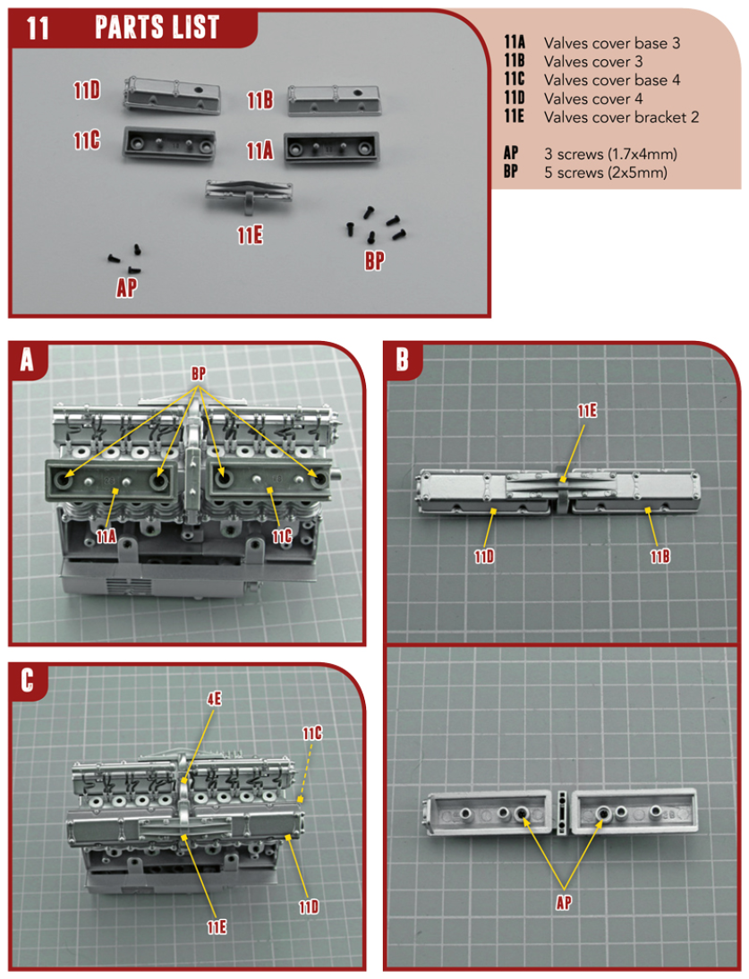 Part 11 (The pieces of #part 11 are in the pack 1.)