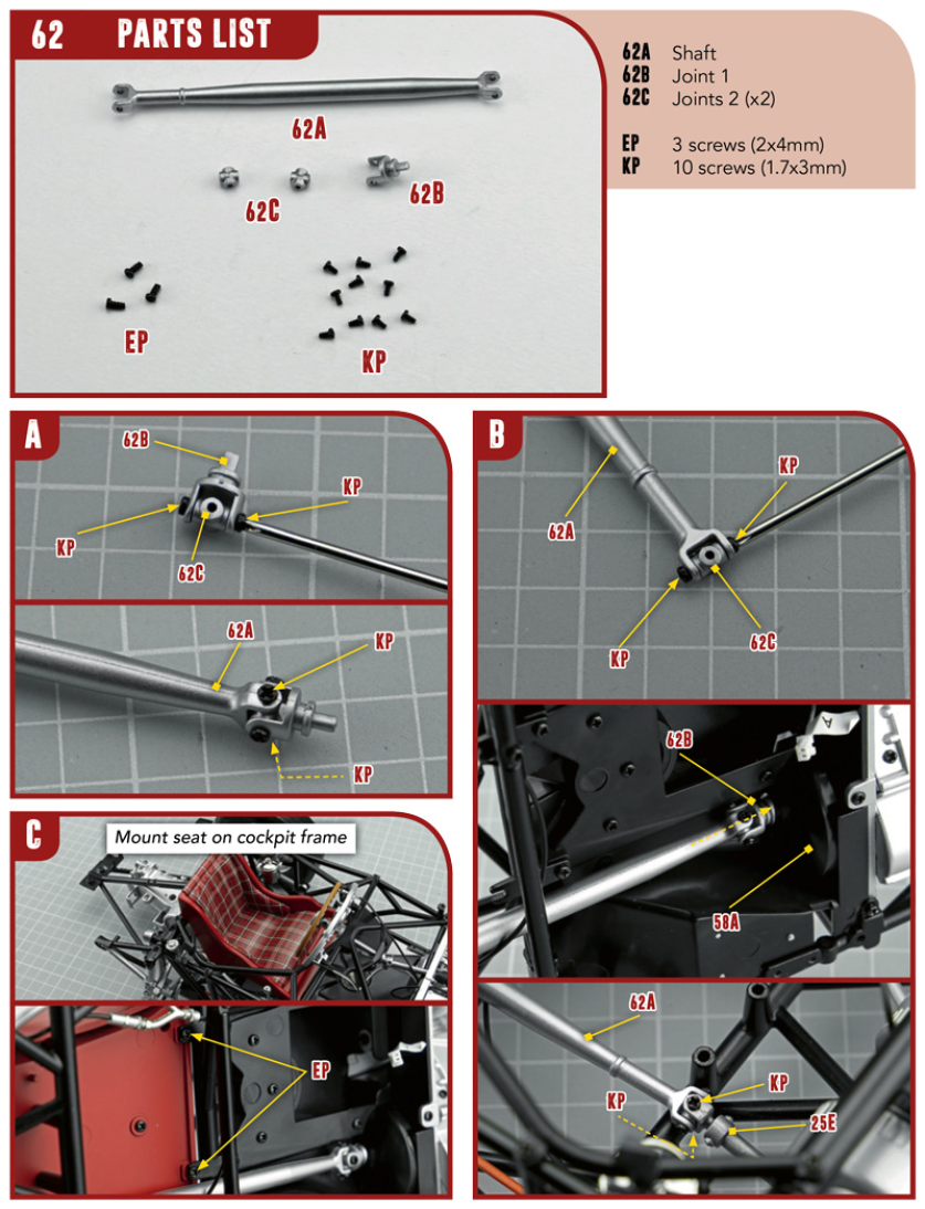 Part 62 (The pieces of #part 62 are in the pack 6.)