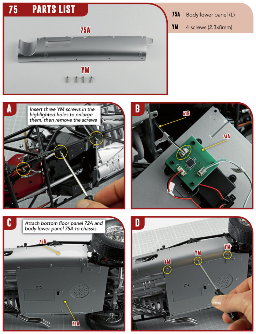 Part 75 (The pieces of #part 75 are in the pack 8a.)