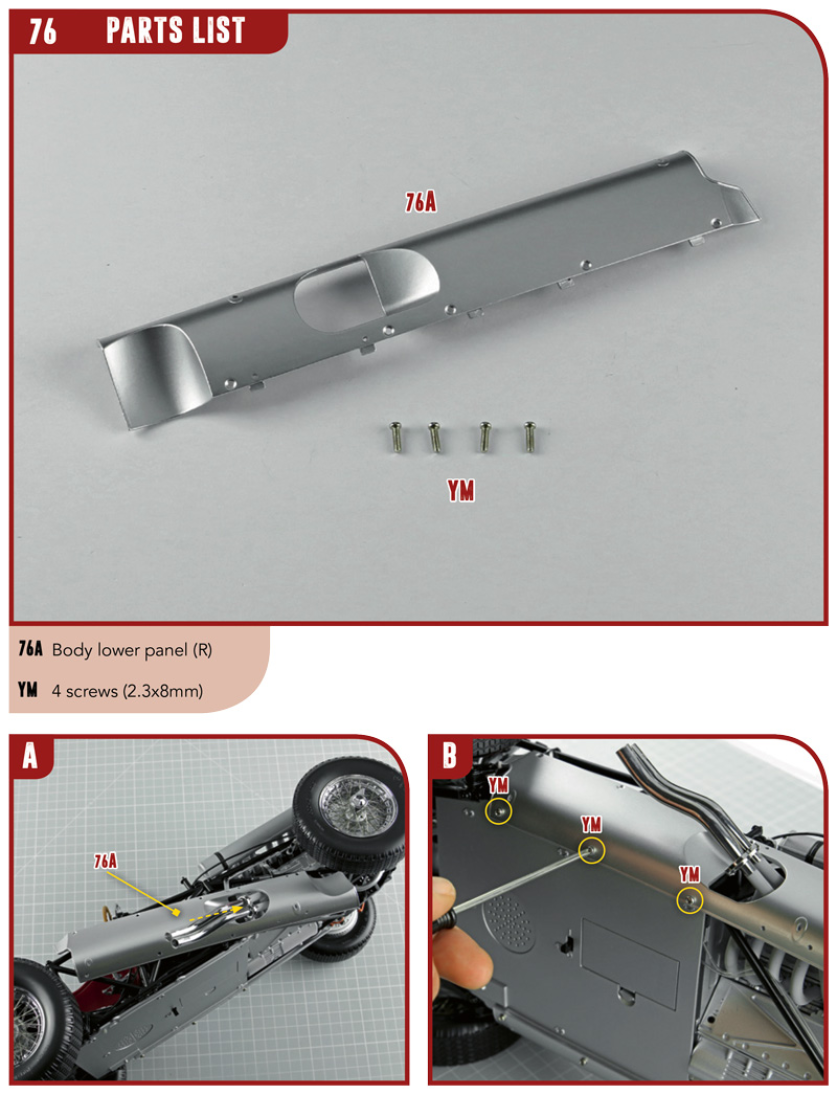 Part 76 (The pieces of #part 76 are in the pack 8a.)