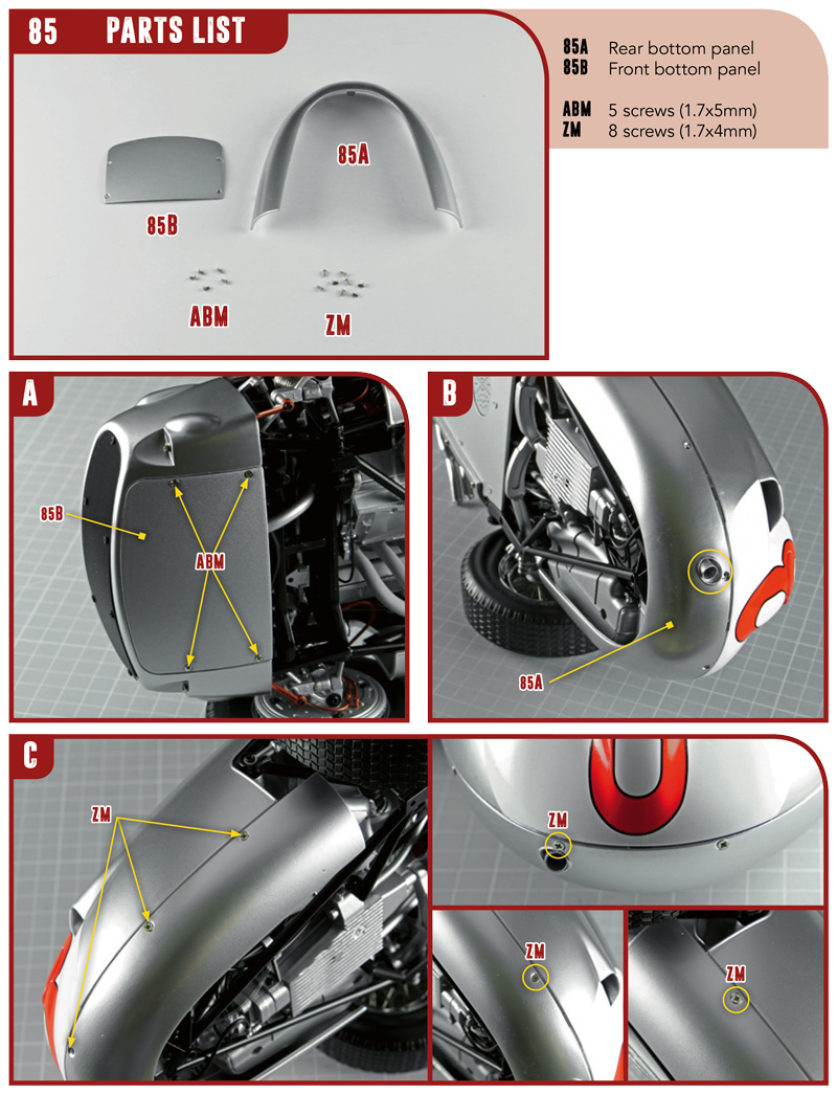 Part 85 (The pieces of #part 85 are in the pack 8a.)