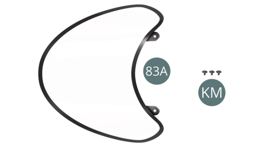 83A Pare-briseKM Vis M 1,7 x 3 x 5 mm (x 3)