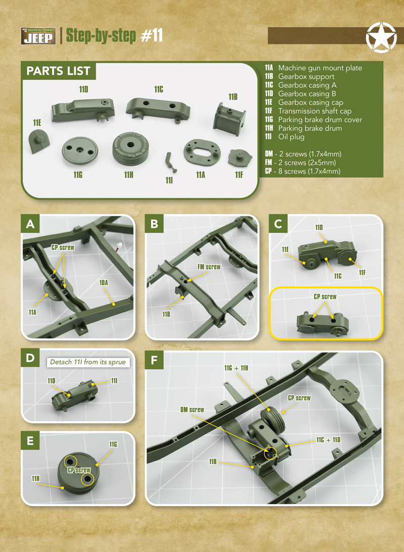 Part 11 (The pieces of #part 11 are in the pack 1.)