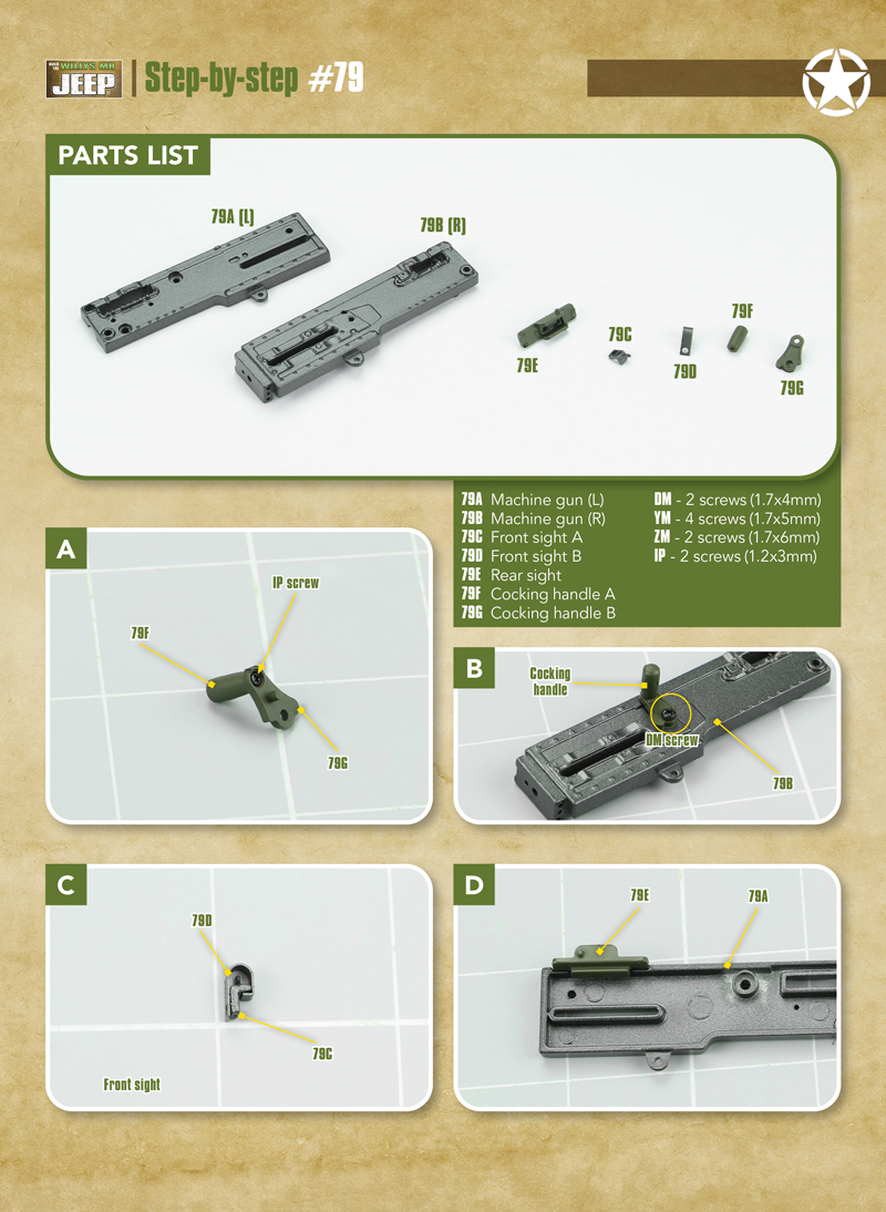 Part 79 (The pieces of #part 79 are in the pack 9.)